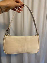 Pinky Promise Croc Shoulder Bag White