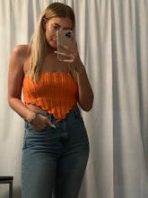 Lorelei Knit Tube Top Orange